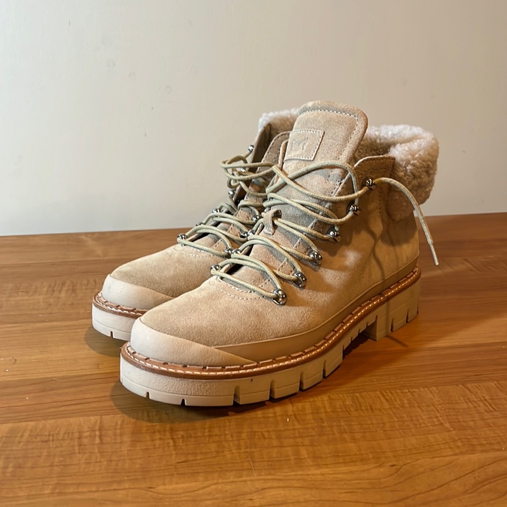 Suede booties Mark Fisher size 11